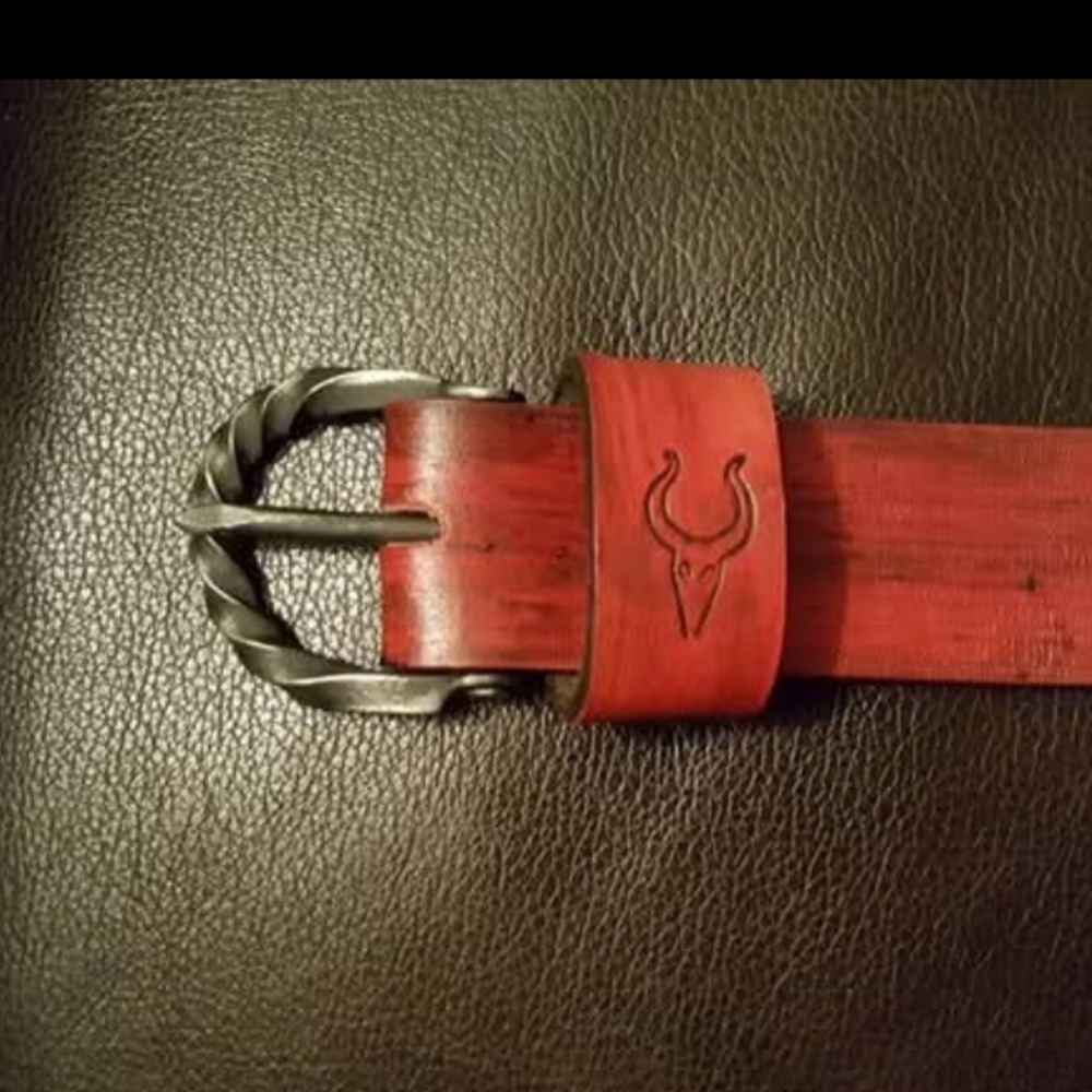 Men's belt with Pagan Runes
